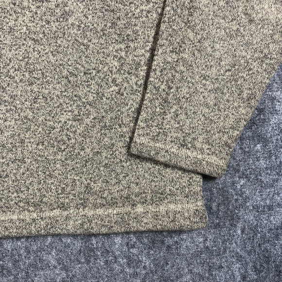 The North Face Gordon Lyons Sweater Mens Large Beige Fleece 1/4 Zip Pullover - Picture 2 of 16